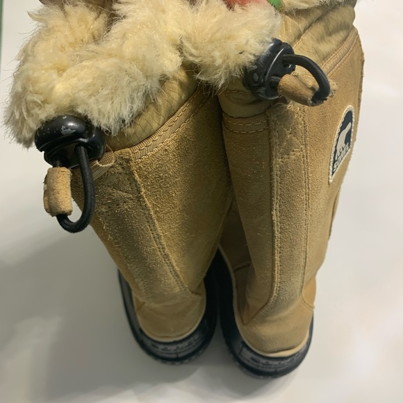 Sorel US 8 Genuine tan Leather think insulated winter boots excellent condition - Picture 9 of 13